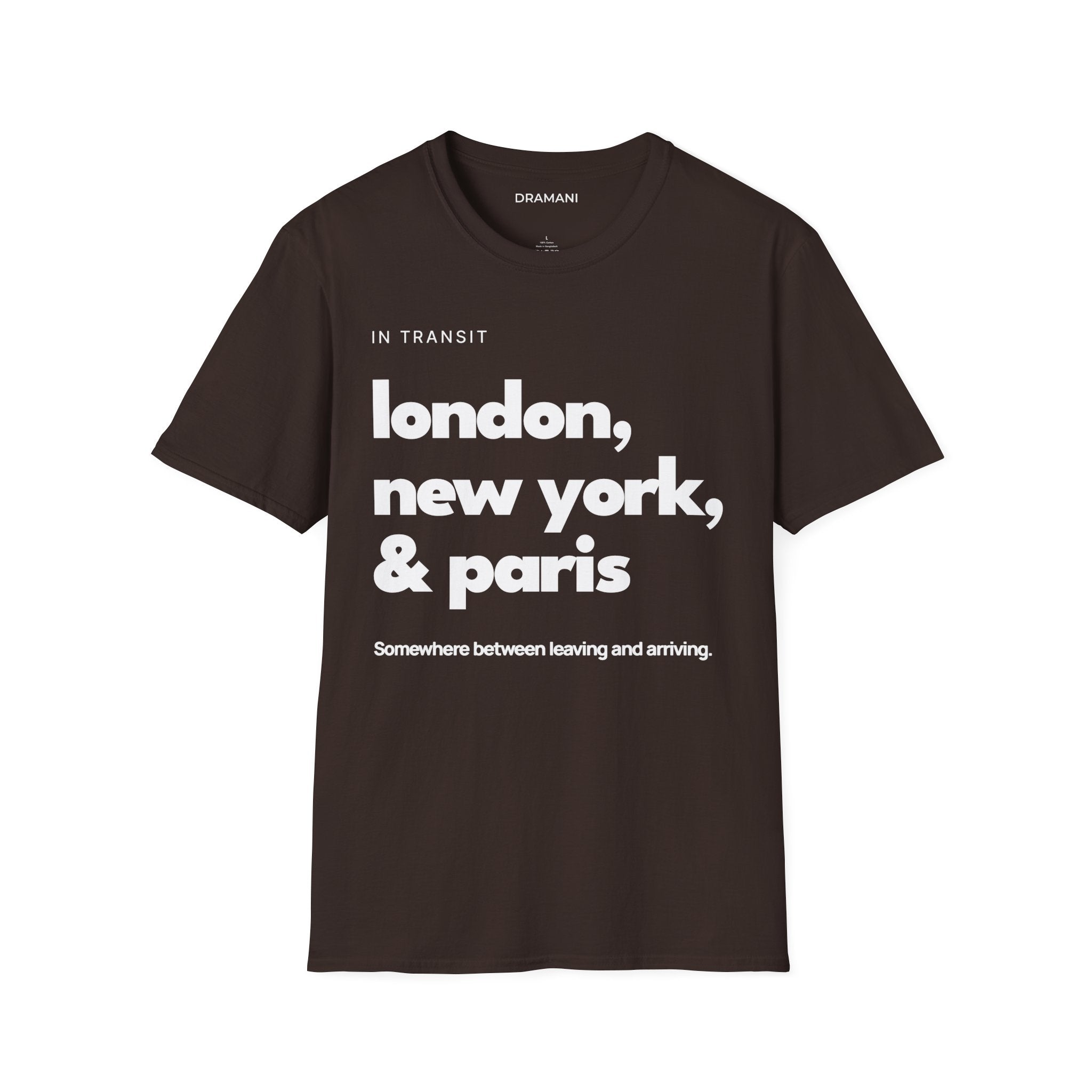 In Transit T-Shirt | London New York Paris Graphic Tee