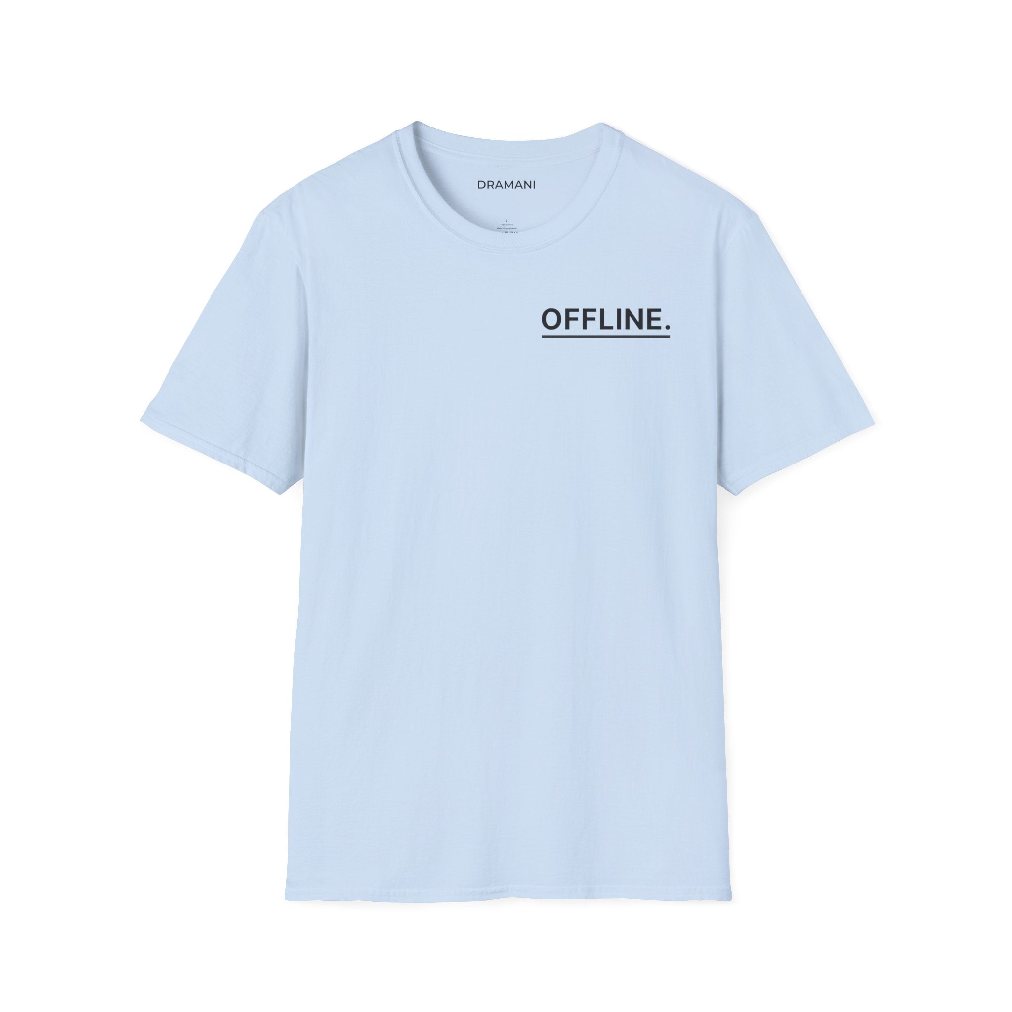 OFFLINE Graphic T-Shirt | Minimal Text Tee | Digital Detox Streetwear