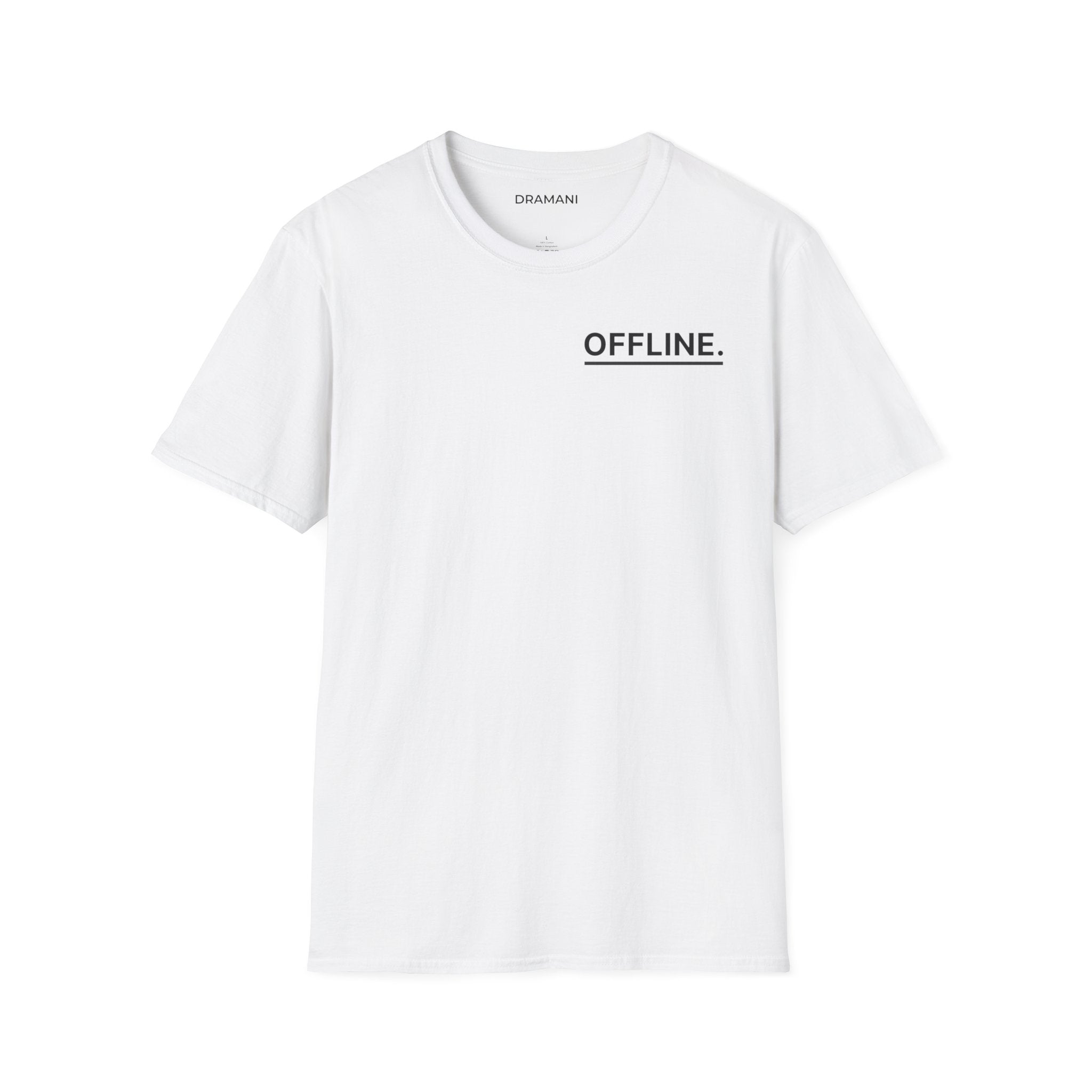 OFFLINE Graphic T-Shirt | Minimal Text Tee | Digital Detox Streetwear