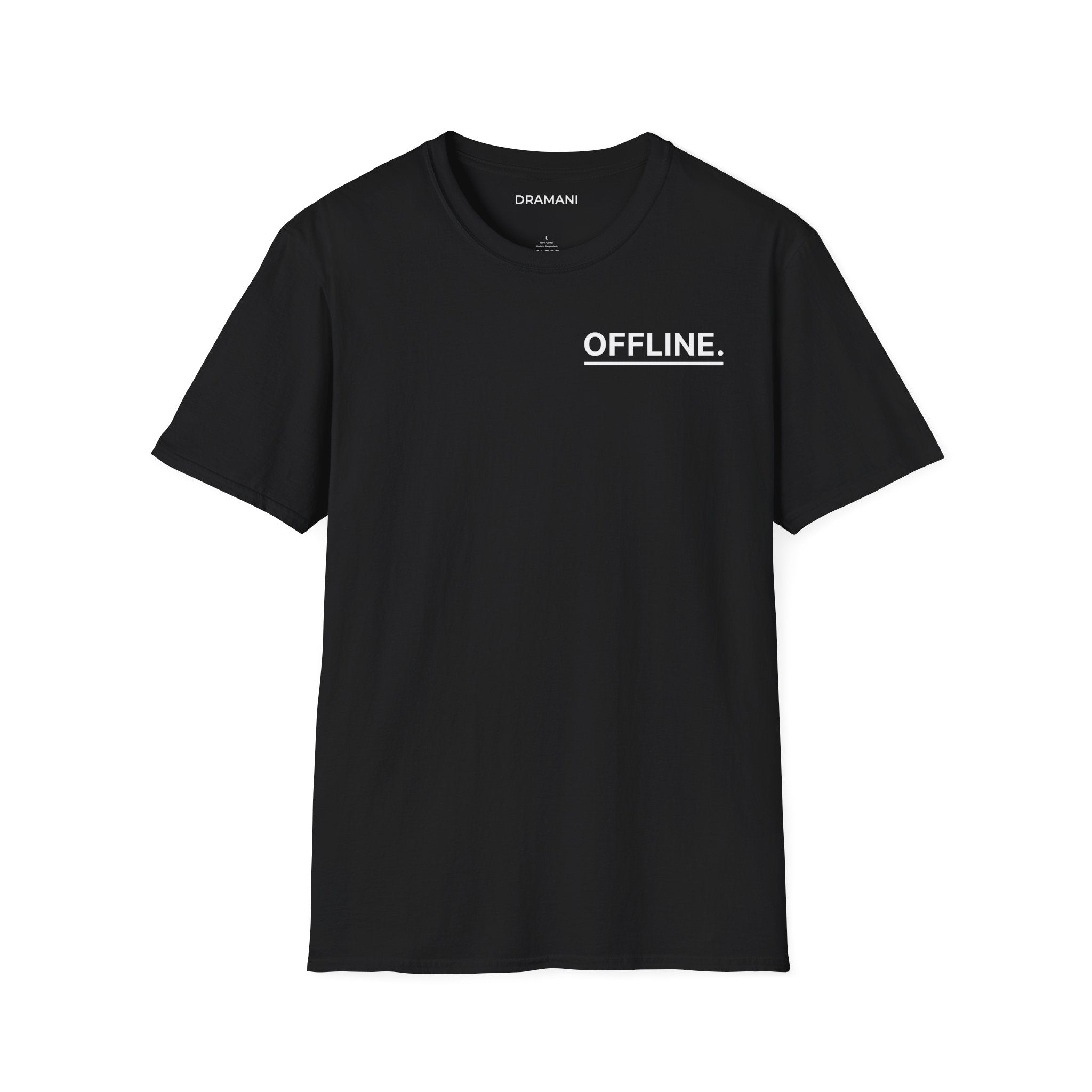 OFFLINE Graphic T-Shirt | Minimal Text Tee | Digital Detox Streetwear