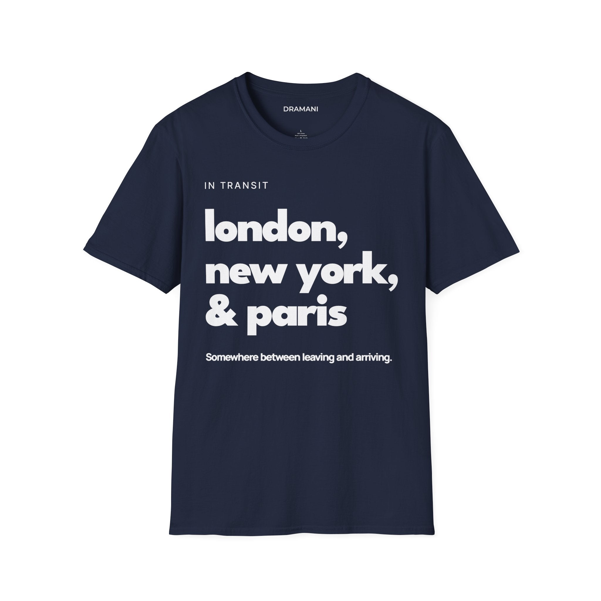 In Transit T-Shirt | London New York Paris Graphic Tee
