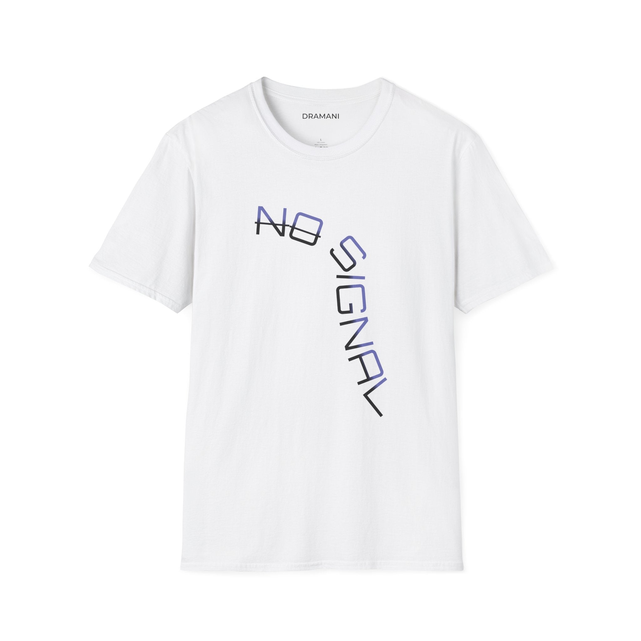 No Signal Graphic T-Shirt | Minimal Tech Statement Tee | Off Grid Streetwear