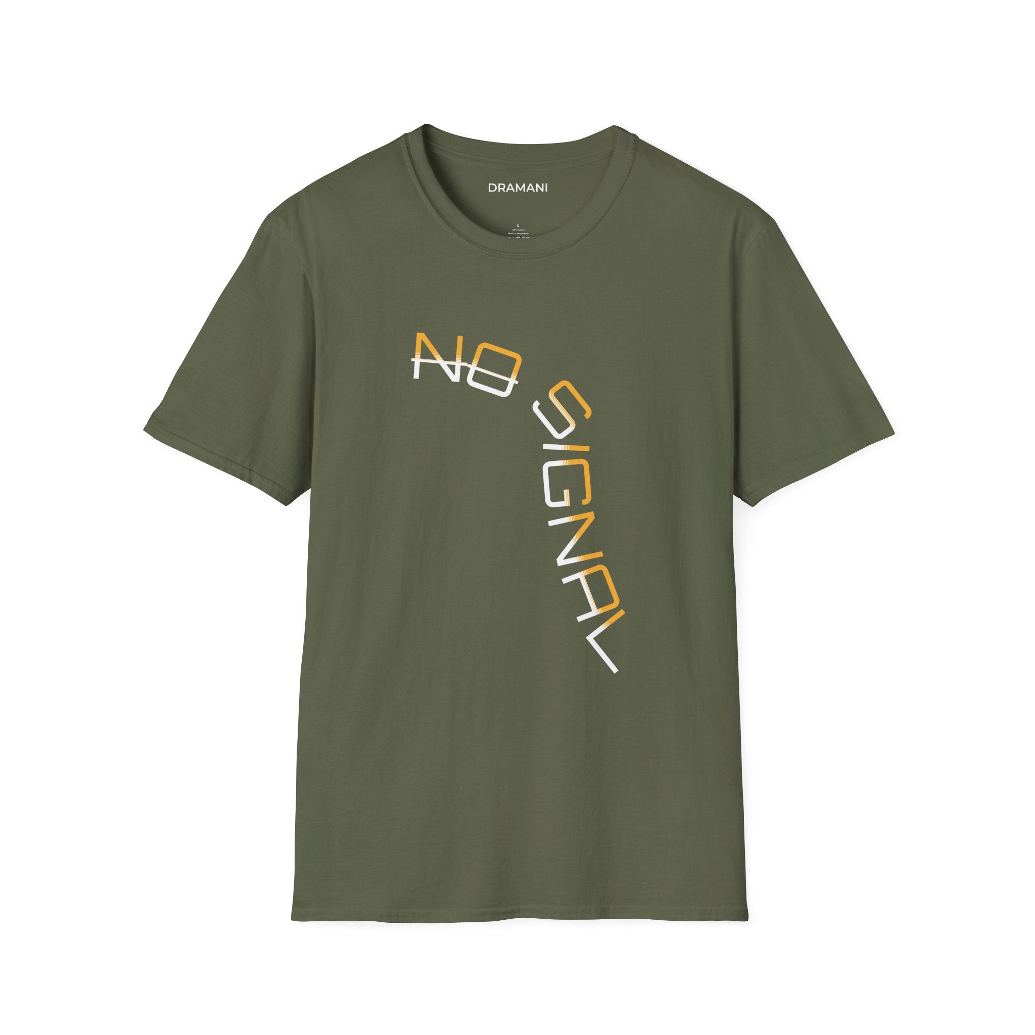 No Signal Graphic T-Shirt | Minimal Tech Statement Tee | Off Grid Streetwear