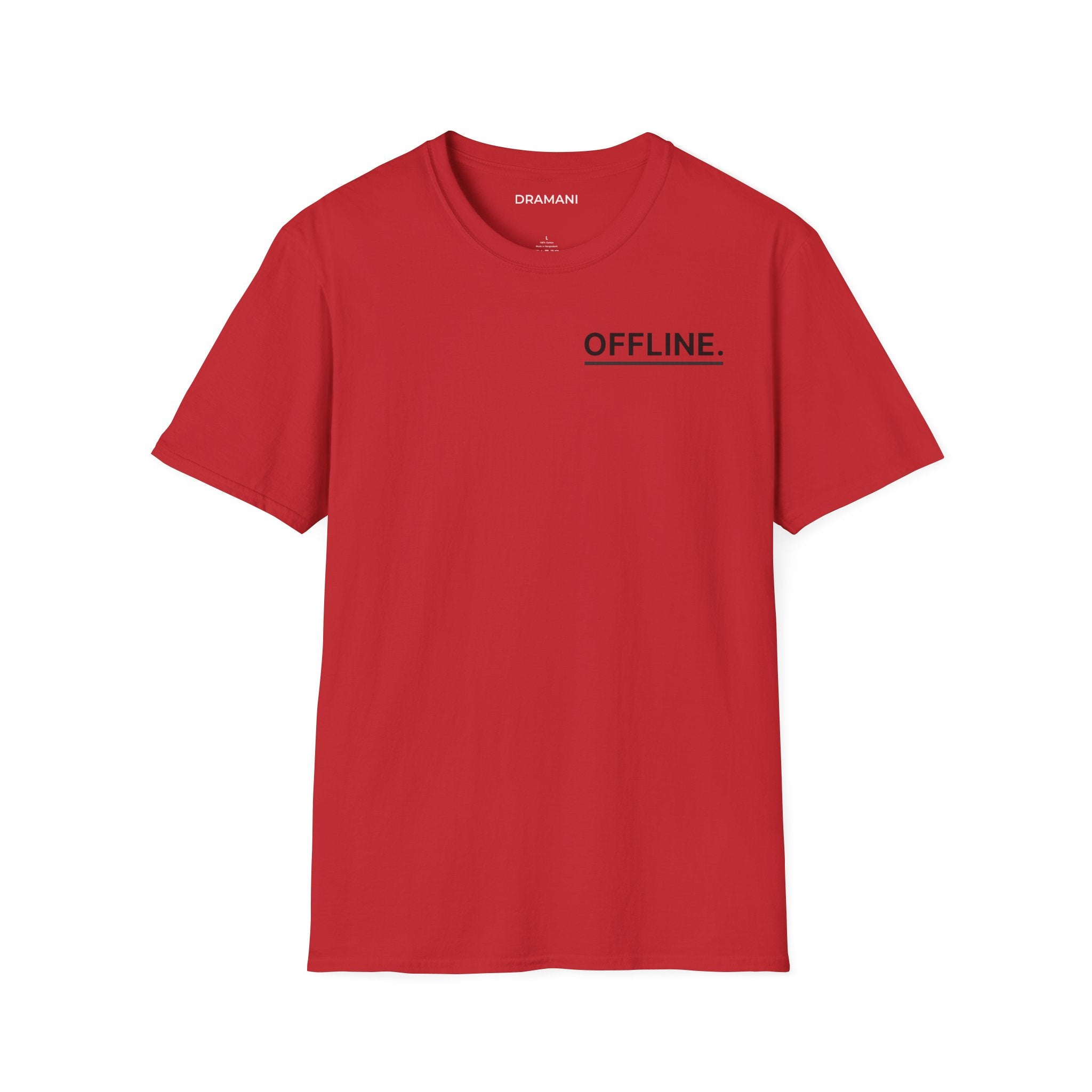 OFFLINE Graphic T-Shirt | Minimal Text Tee | Digital Detox Streetwear