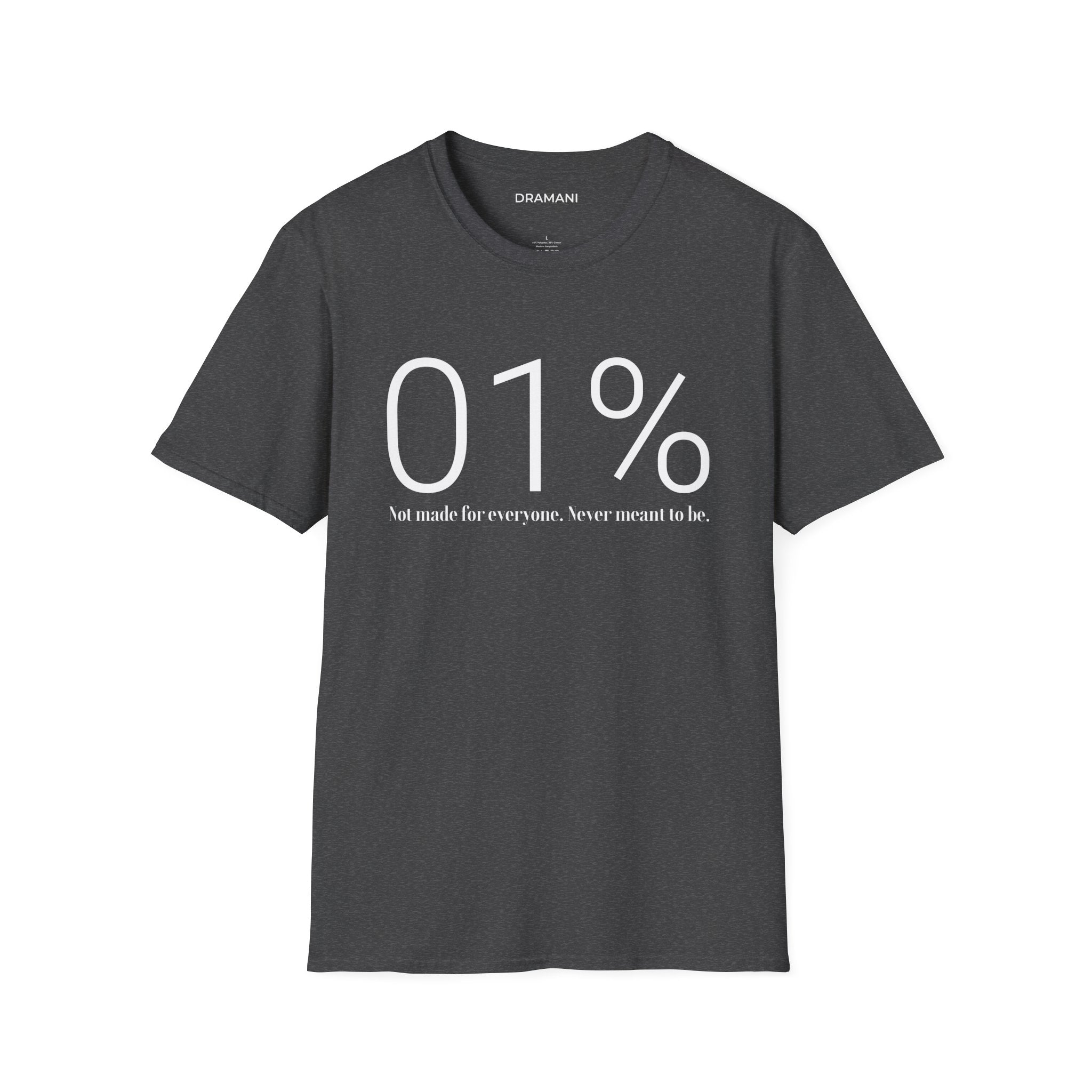 01% Graphic T-Shirt | Minimal Exclusive Statement Tee
