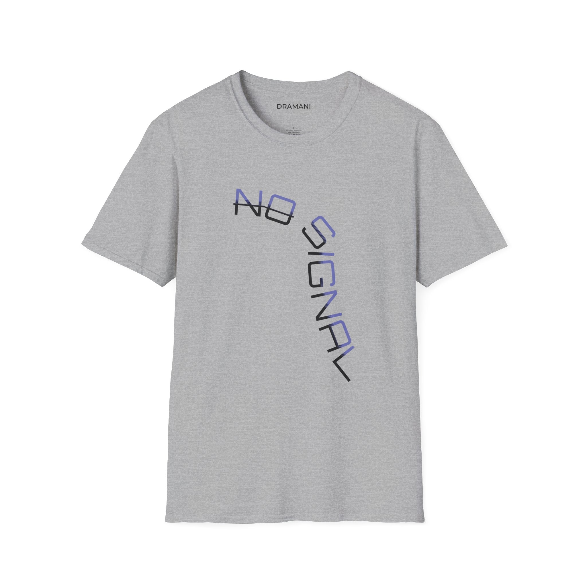 No Signal Graphic T-Shirt | Minimal Tech Statement Tee | Off Grid Streetwear