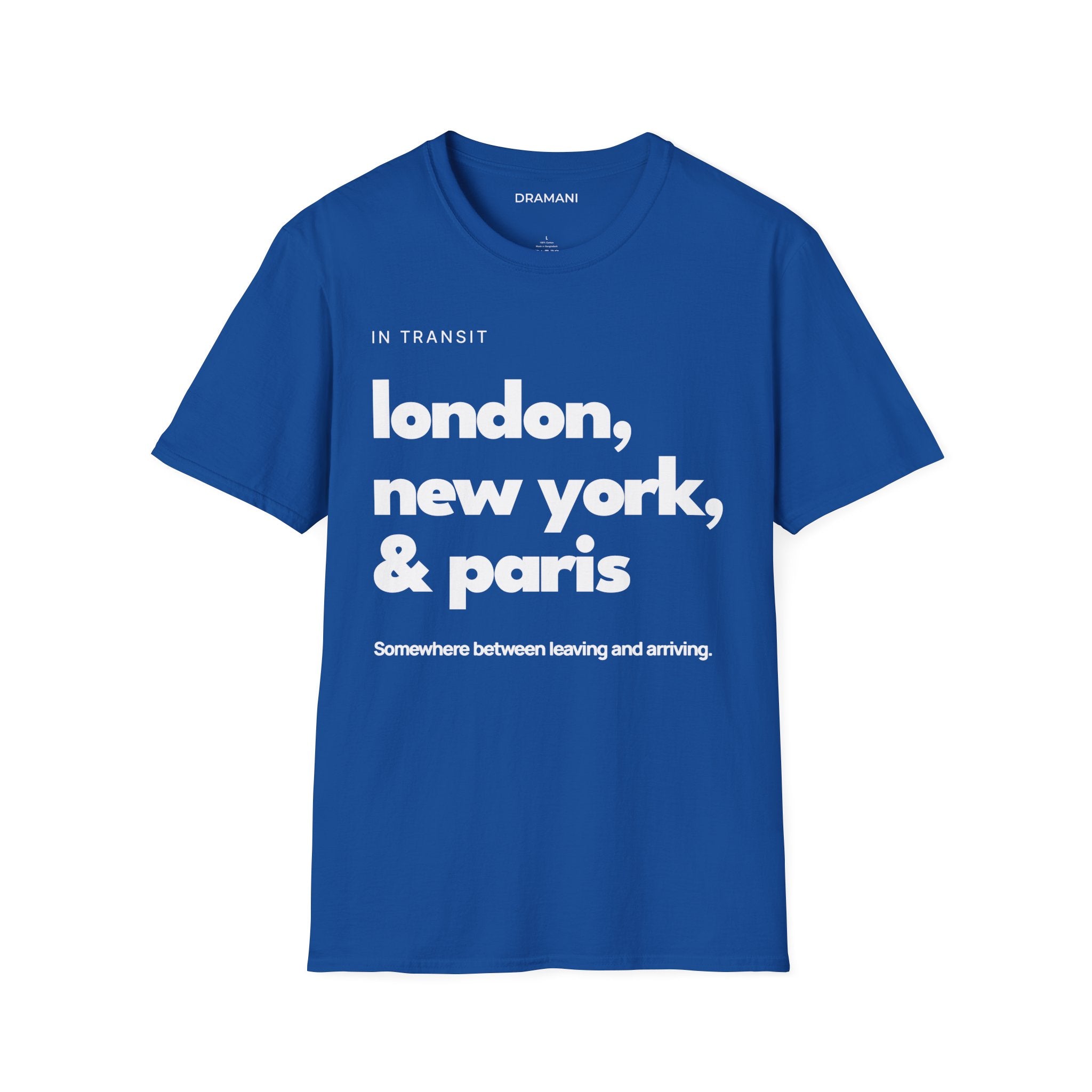 In Transit T-Shirt | London New York Paris Graphic Tee