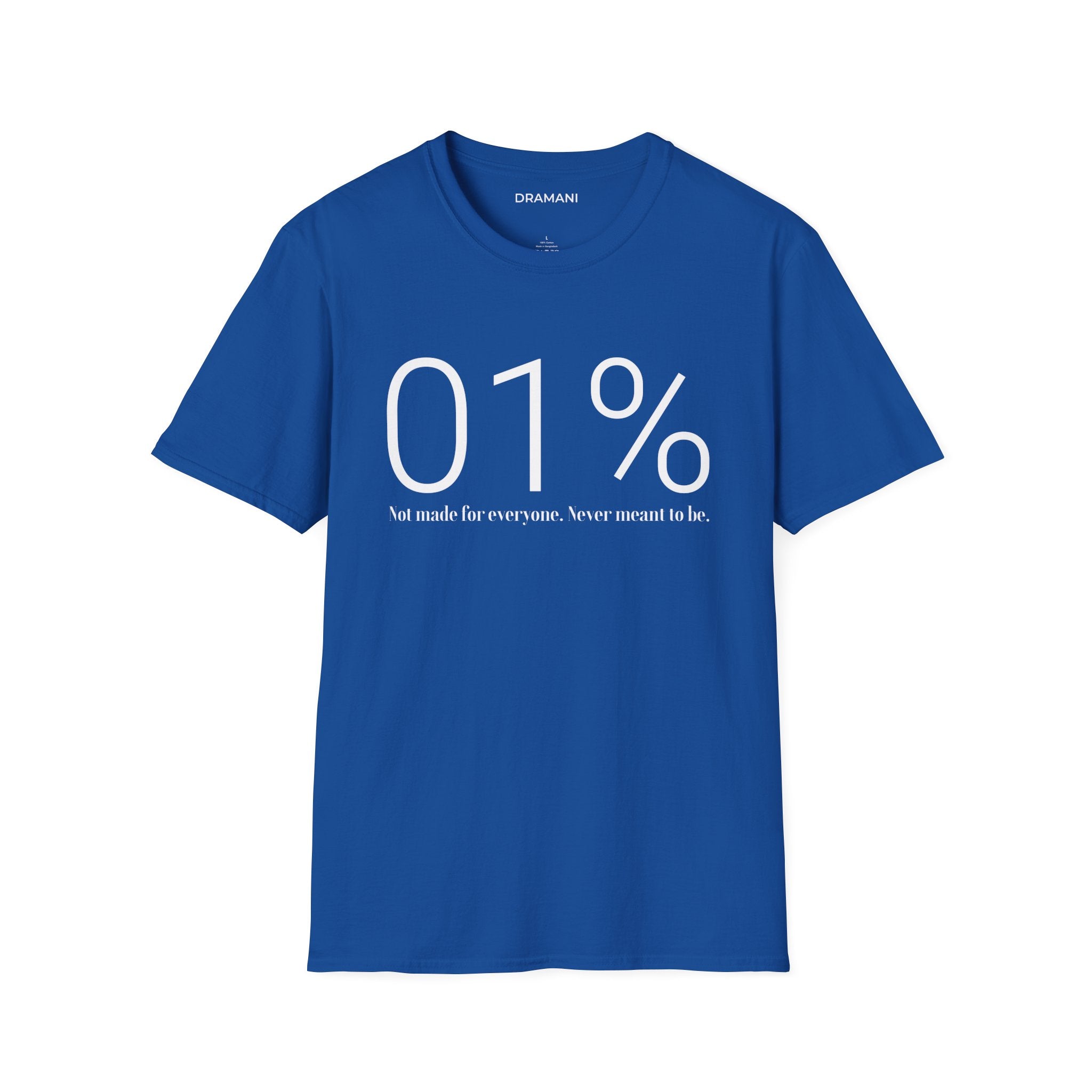 01% Graphic T-Shirt | Minimal Exclusive Statement Tee
