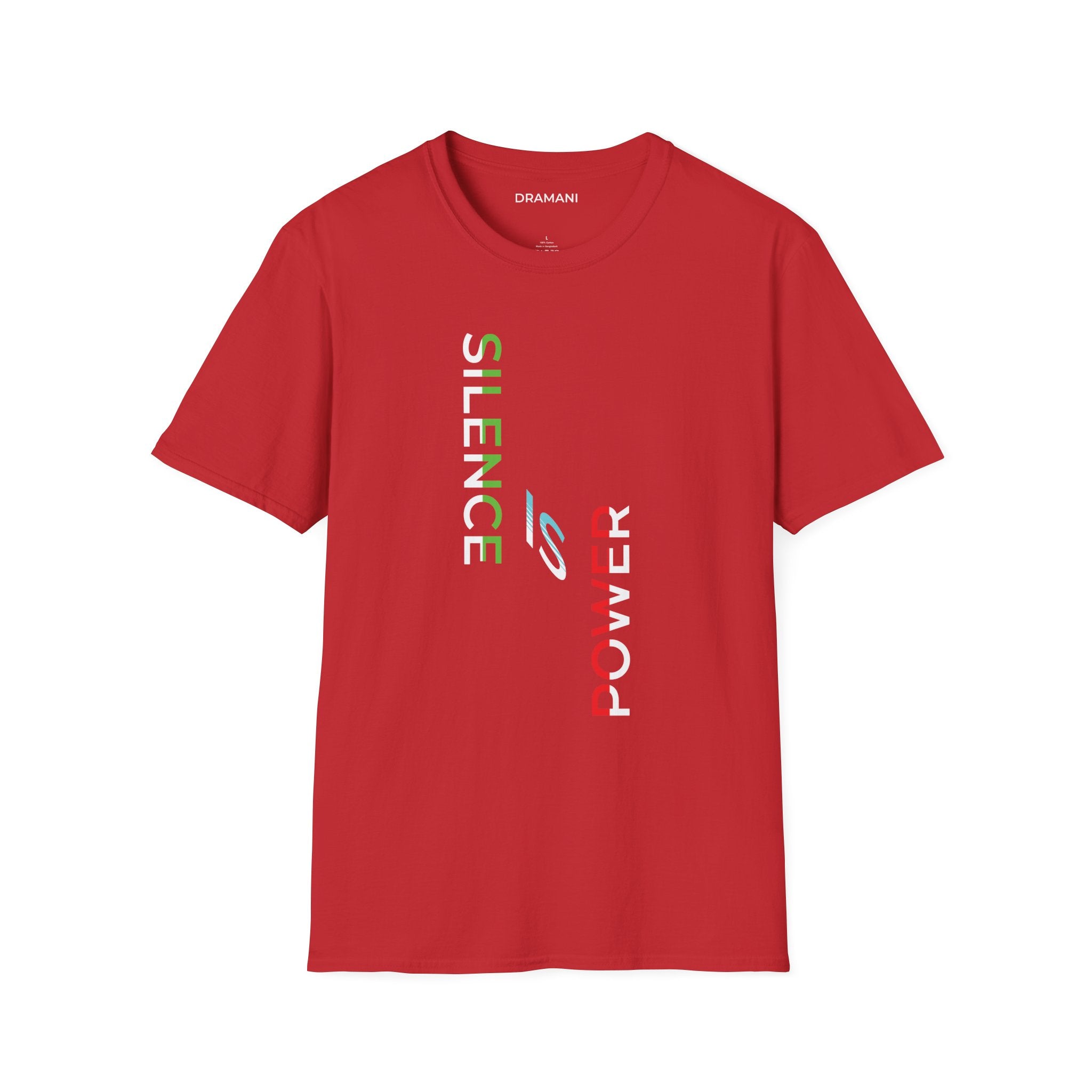 Silence Is Power Graphic T-Shirt | Minimal Statement Text Tee | Modern Streetwear