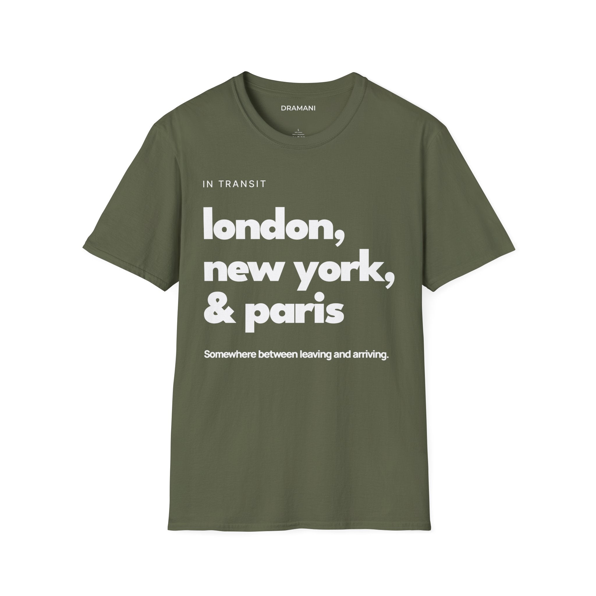 In Transit T-Shirt | London New York Paris Graphic Tee