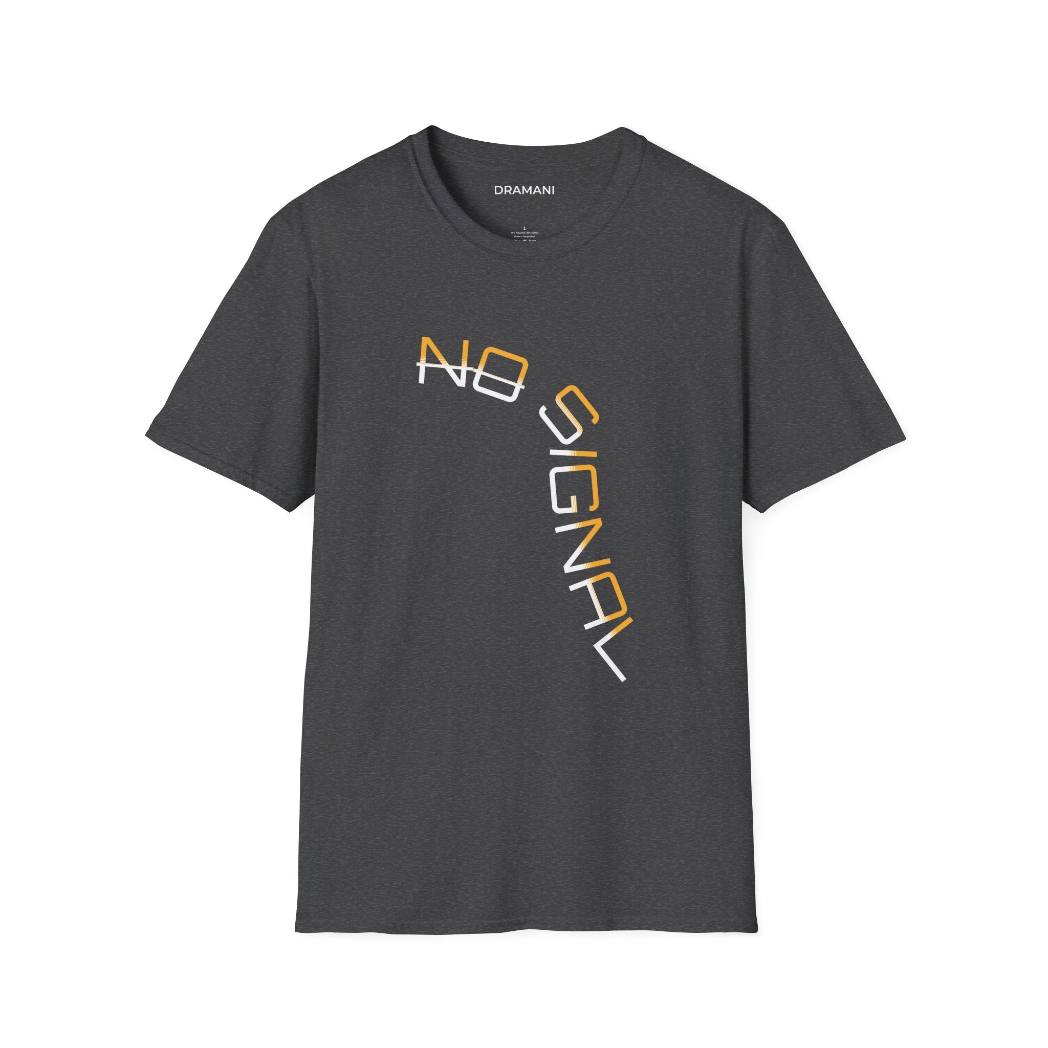 No Signal Graphic T-Shirt | Minimal Tech Statement Tee | Off Grid Streetwear