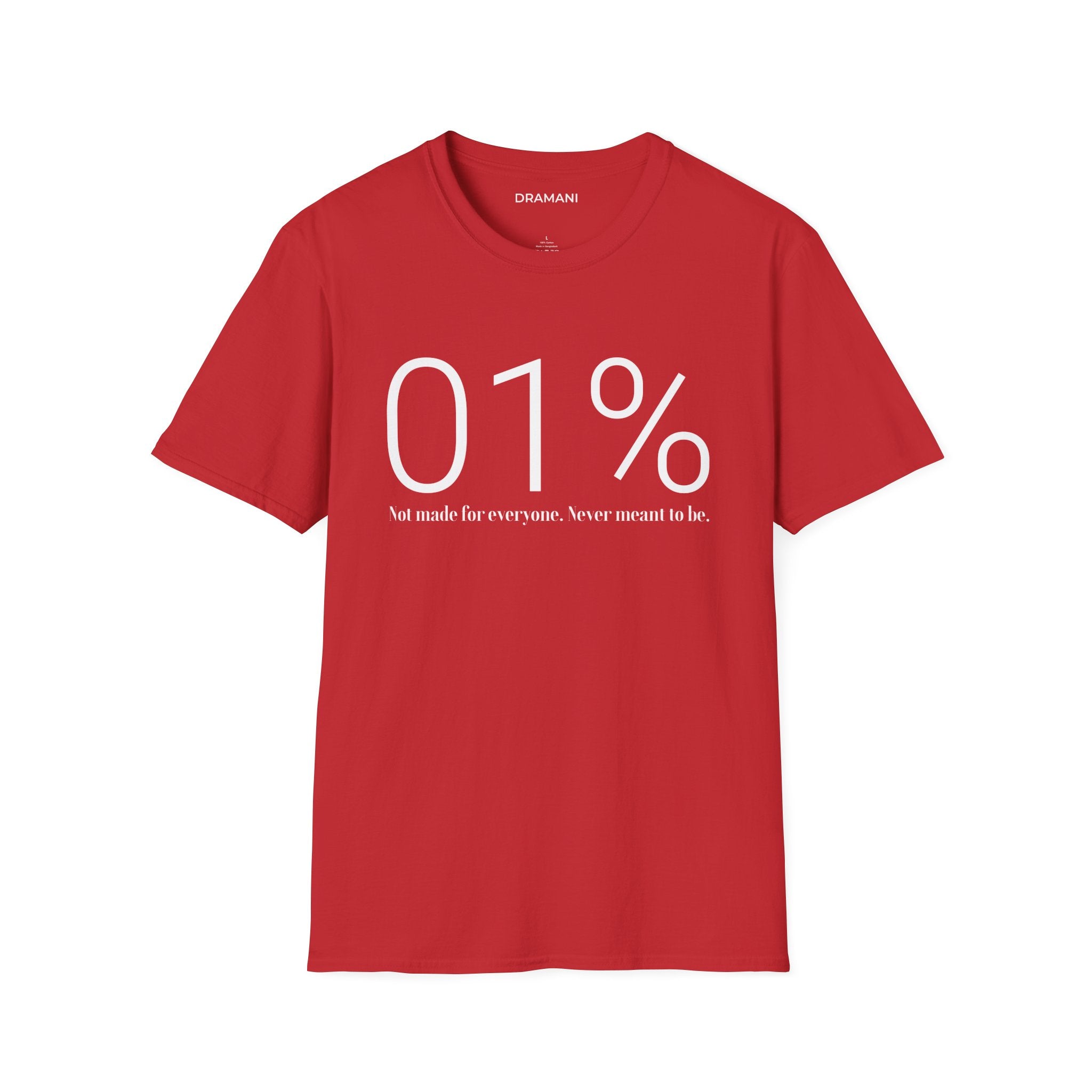 01% Graphic T-Shirt | Minimal Exclusive Statement Tee