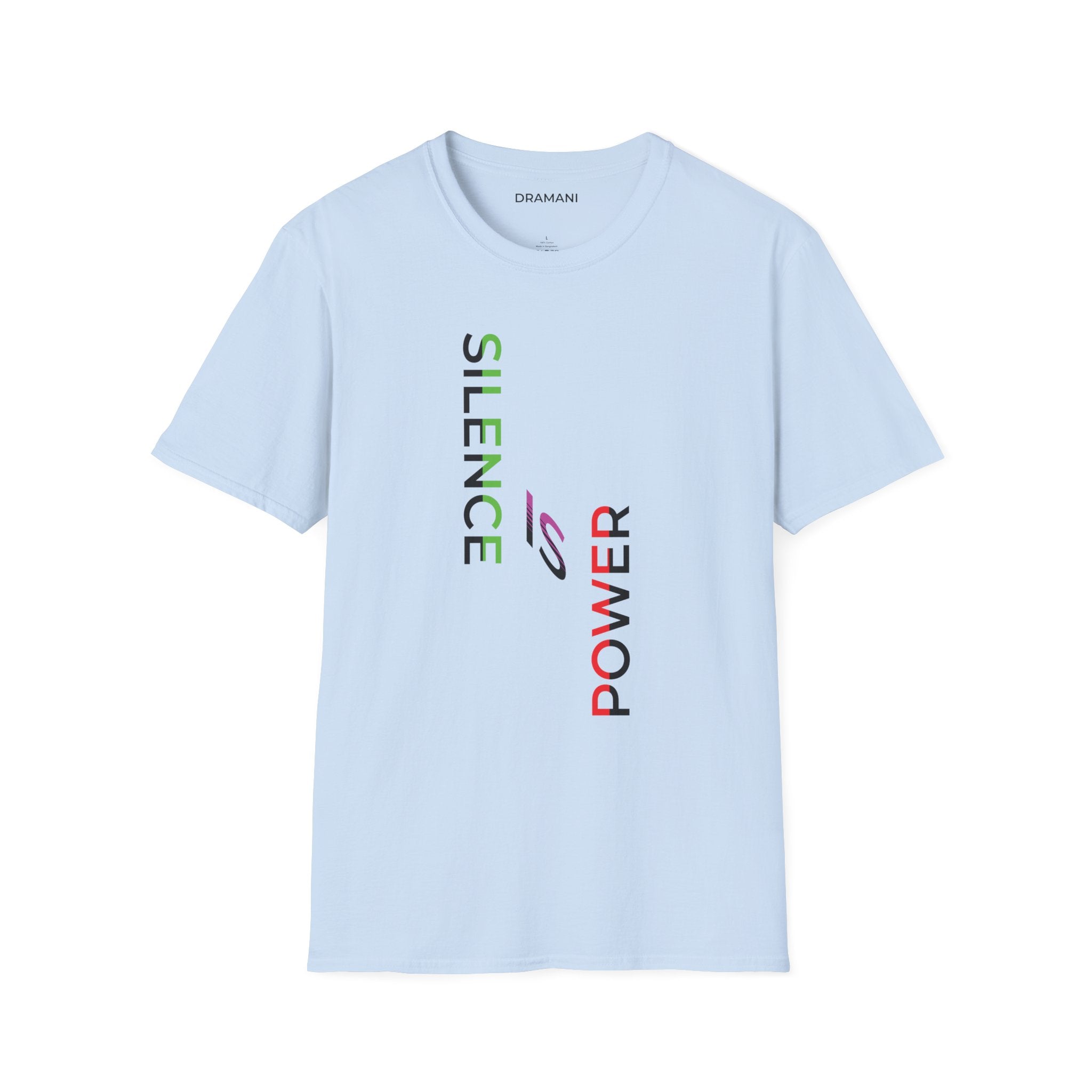 Silence Is Power Graphic T-Shirt | Minimal Statement Text Tee | Modern Streetwear