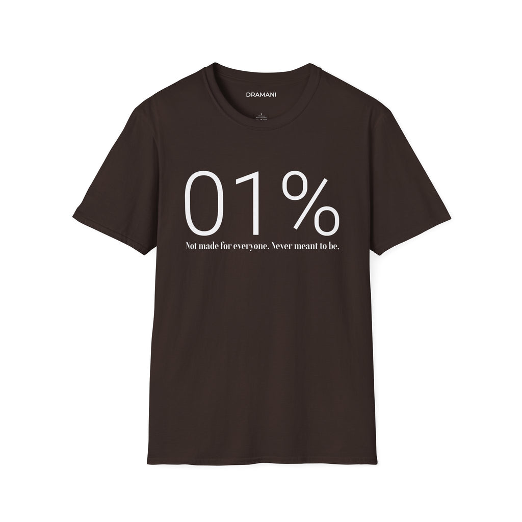 01% Graphic T-Shirt | Minimal Exclusive Statement Tee
