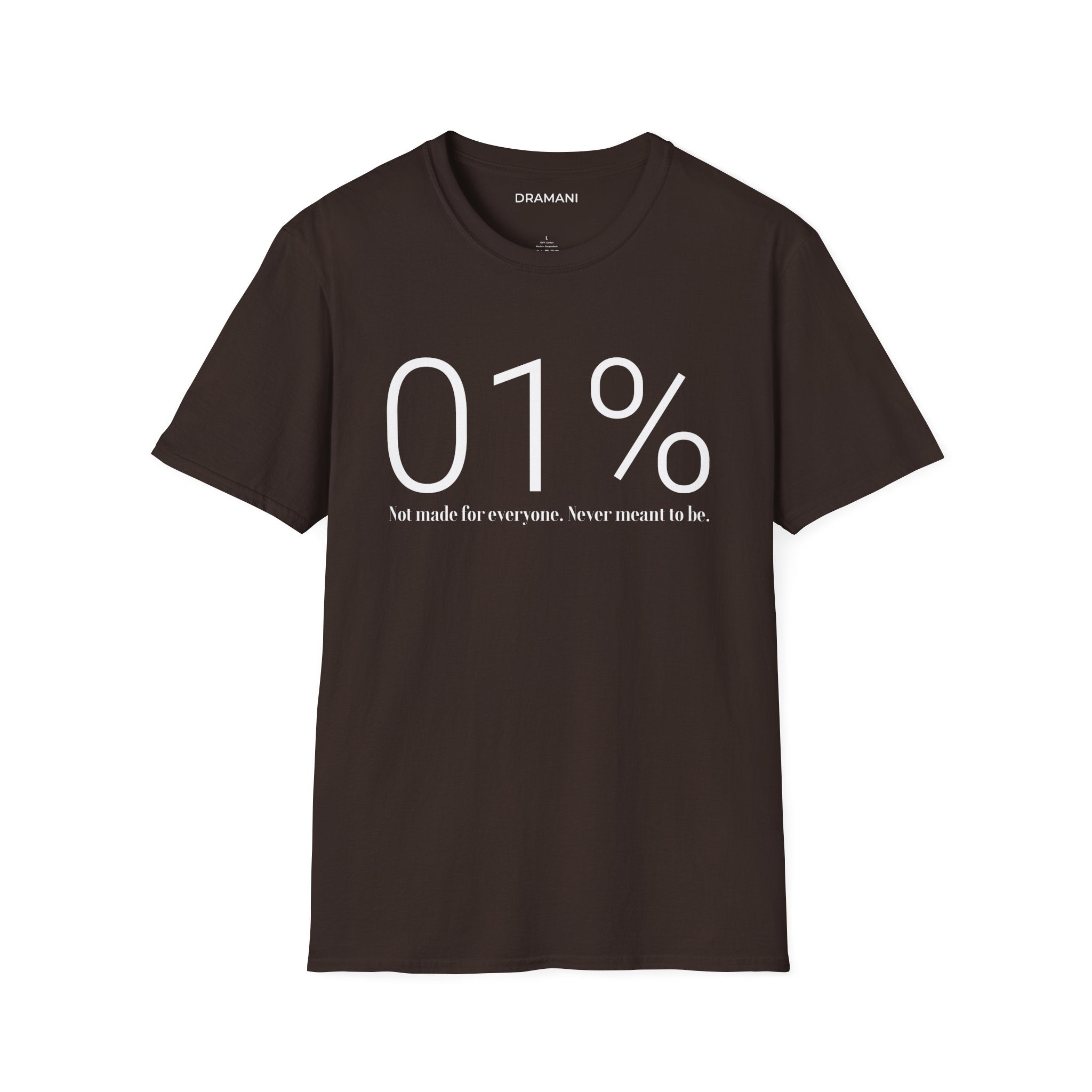 01% Graphic T-Shirt | Minimal Exclusive Statement Tee