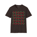 Cherry Pattern Graphic T-Shirt | Aesthetic Fruit Print Tee | Minimal Cute Streetwear