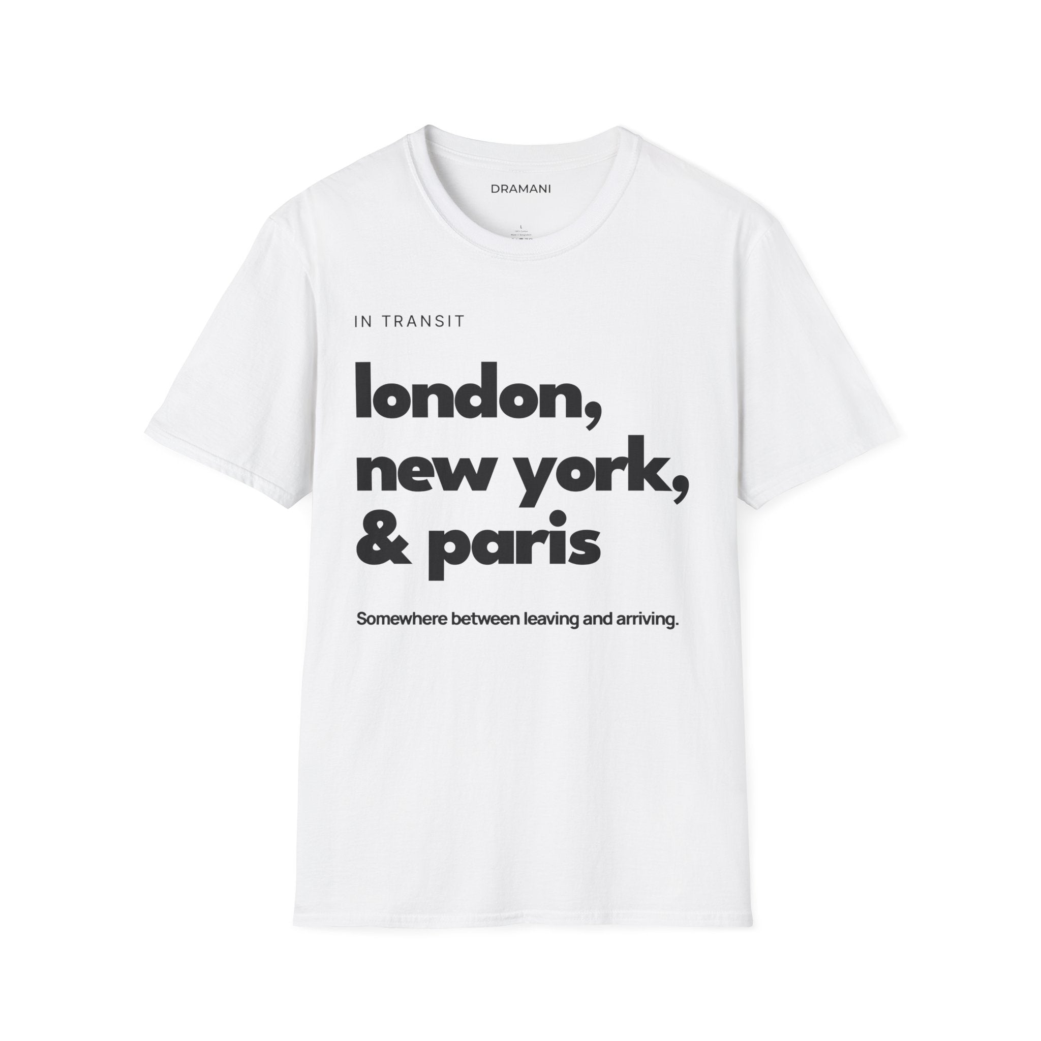 In Transit T-Shirt | London New York Paris Graphic Tee