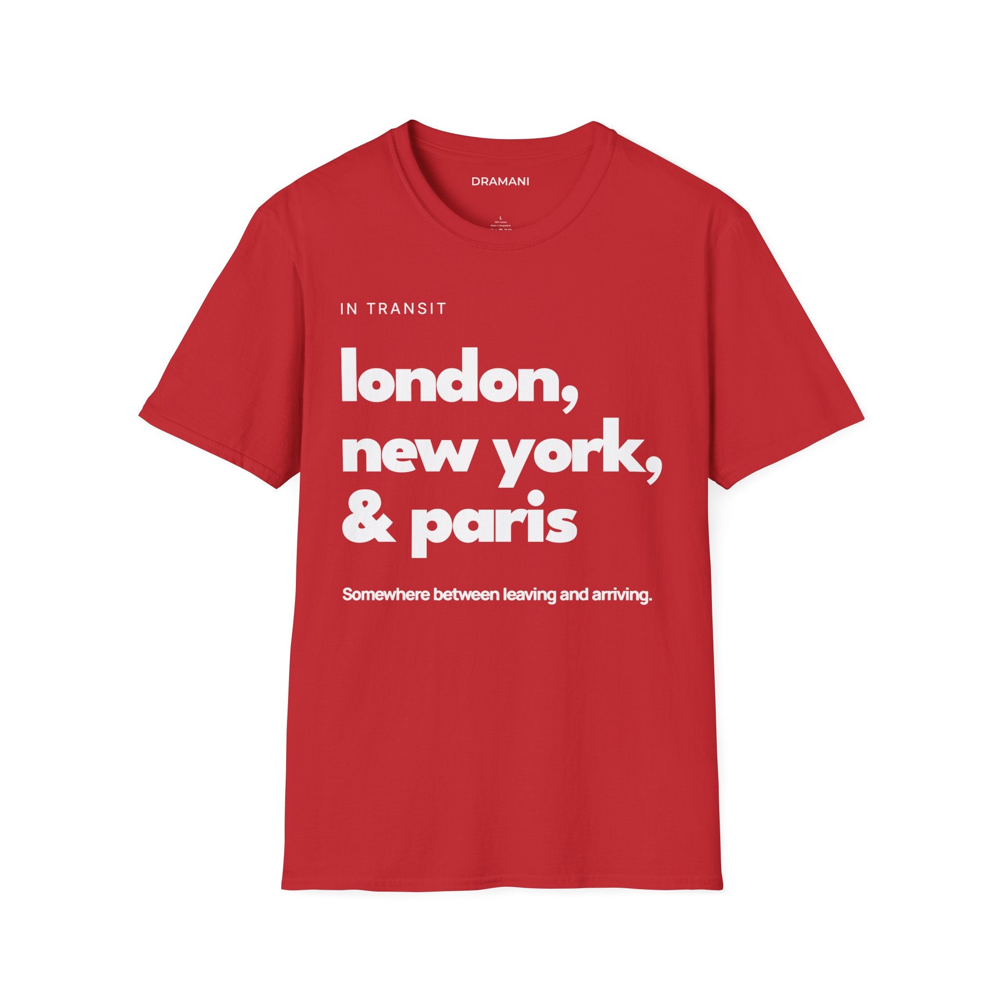 In Transit T-Shirt | London New York Paris Graphic Tee