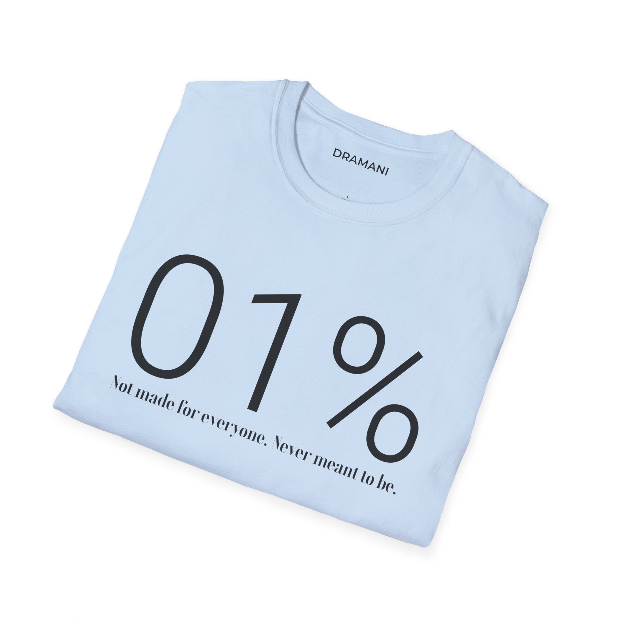 01% Graphic T-Shirt | Minimal Exclusive Statement Tee
