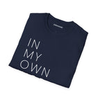 In My Own World Graphic T-Shirt | Minimal Text Tee | Introvert Aesthetic Shirt