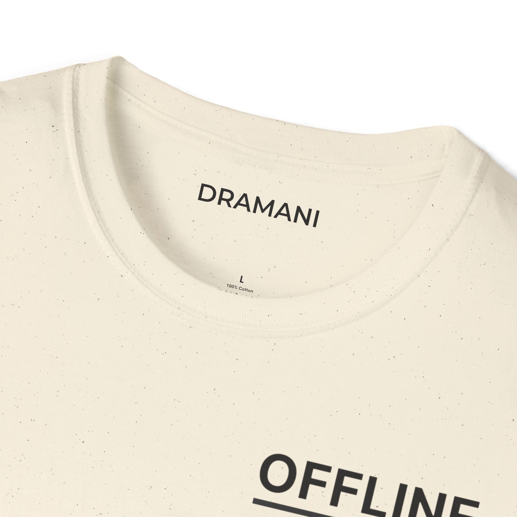 OFFLINE Graphic T-Shirt | Minimal Text Tee | Digital Detox Streetwear