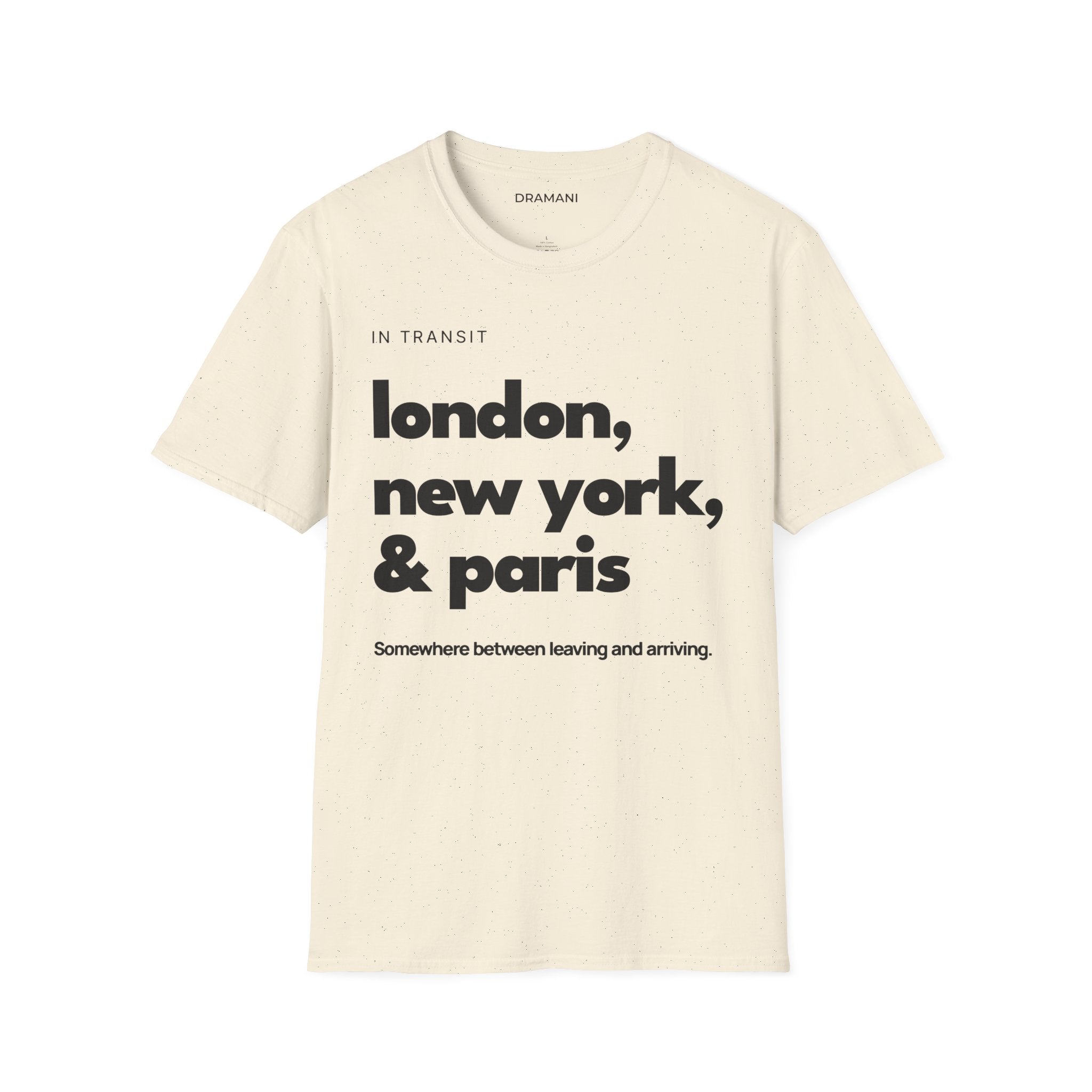 In Transit T-Shirt | London New York Paris Graphic Tee