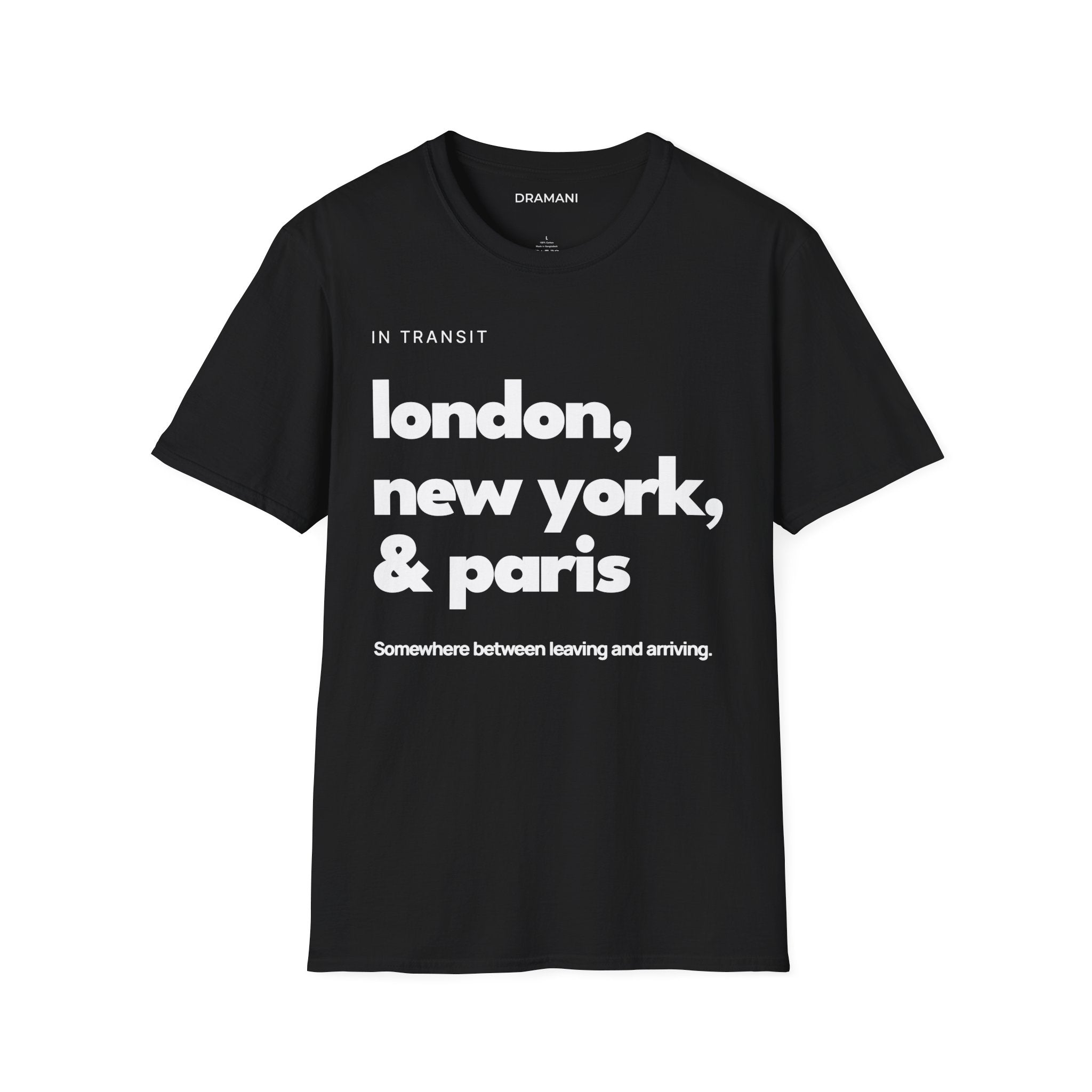 In Transit T-Shirt | London New York Paris Graphic Tee