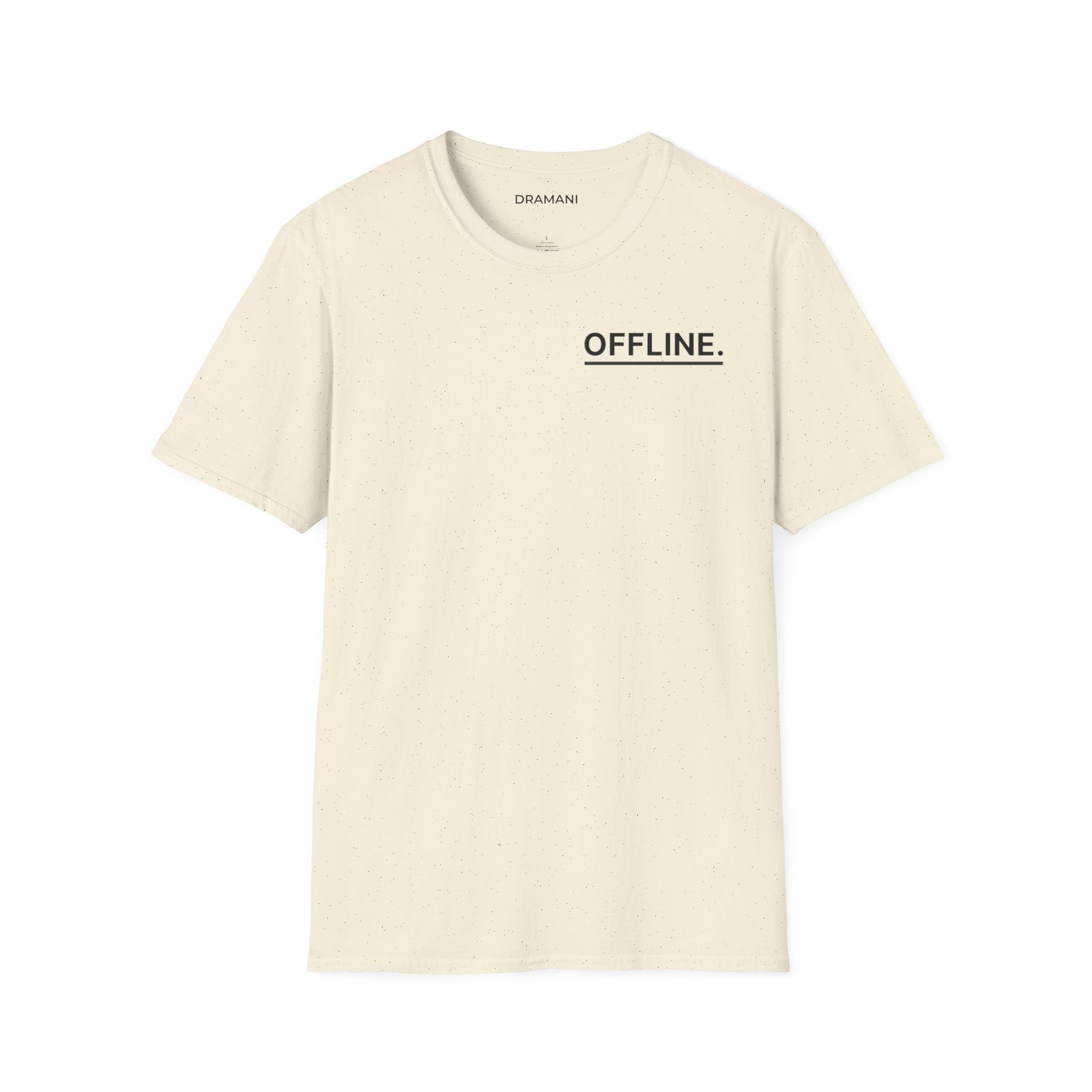 OFFLINE Graphic T-Shirt | Minimal Text Tee | Digital Detox Streetwear