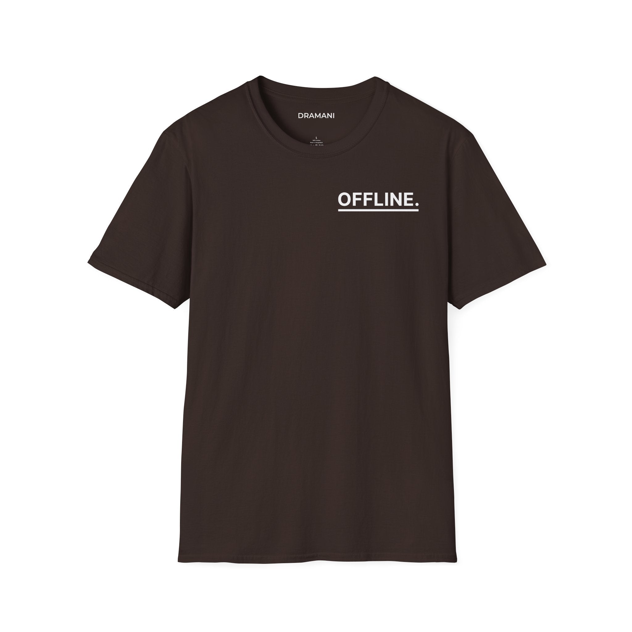 OFFLINE Graphic T-Shirt | Minimal Text Tee | Digital Detox Streetwear