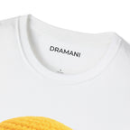 Evil Smiley Face Graphic T-Shirt | Crochet Texture Emoji Tee | Edgy Streetwear Shirt