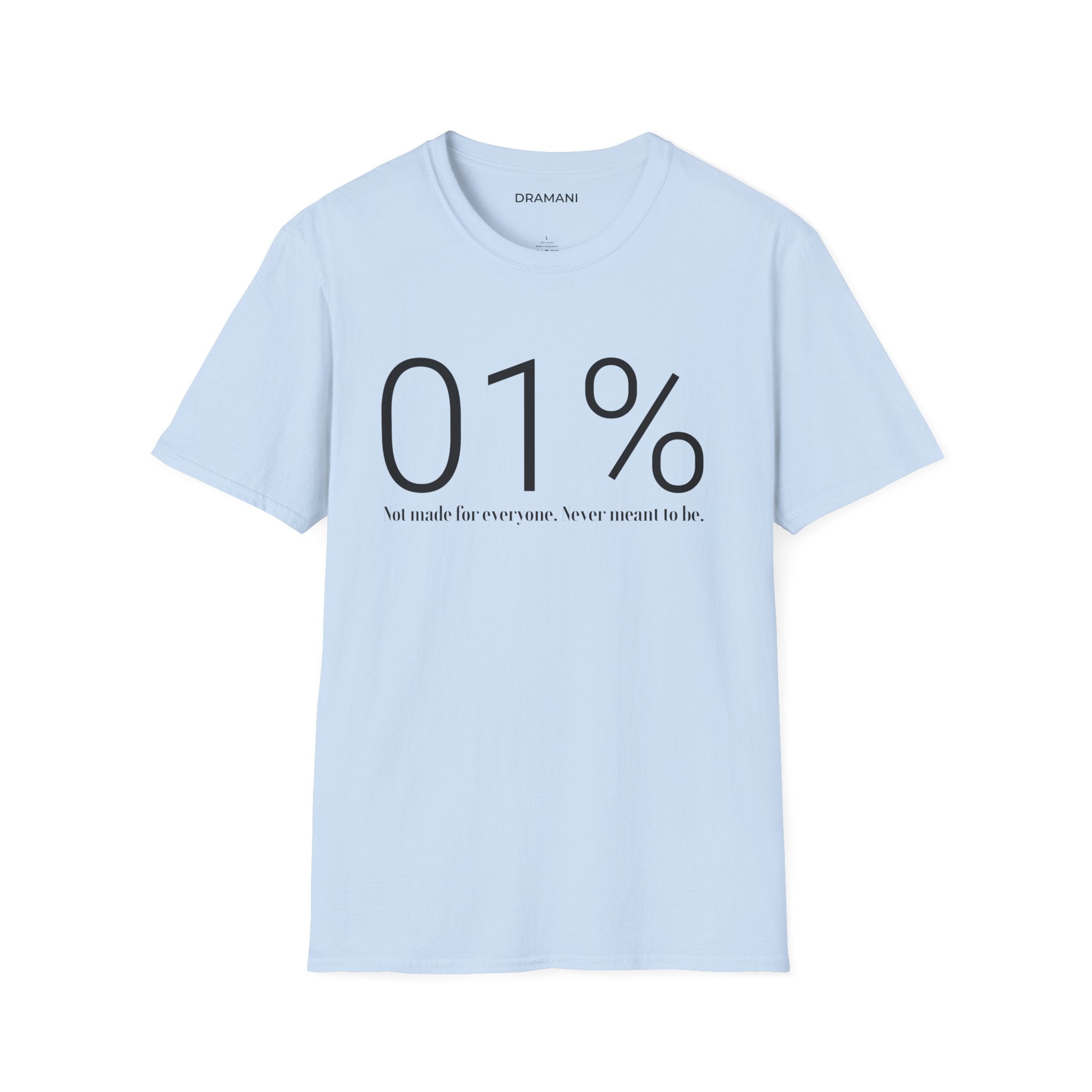 01% Graphic T-Shirt | Minimal Exclusive Statement Tee