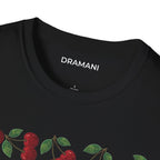 Cherry Pattern Graphic T-Shirt | Aesthetic Fruit Print Tee | Minimal Cute Streetwear
