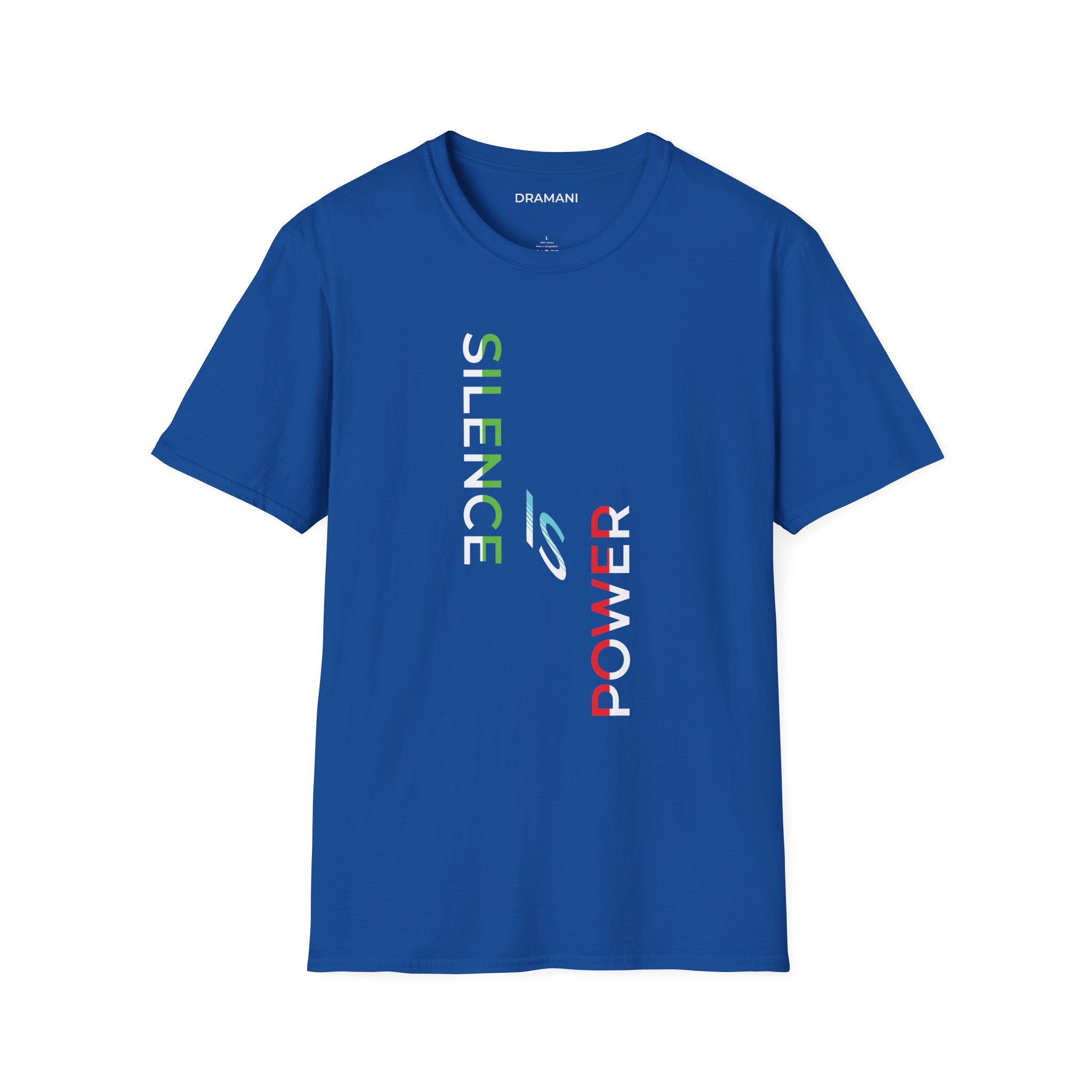 Silence Is Power Graphic T-Shirt | Minimal Statement Text Tee | Modern Streetwear