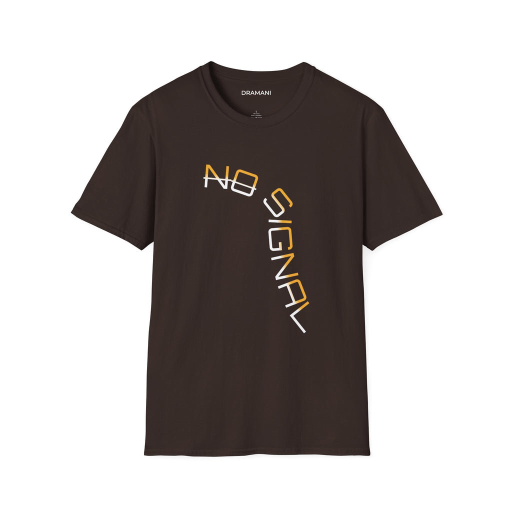 No Signal Graphic T-Shirt | Minimal Tech Statement Tee | Off Grid Streetwear