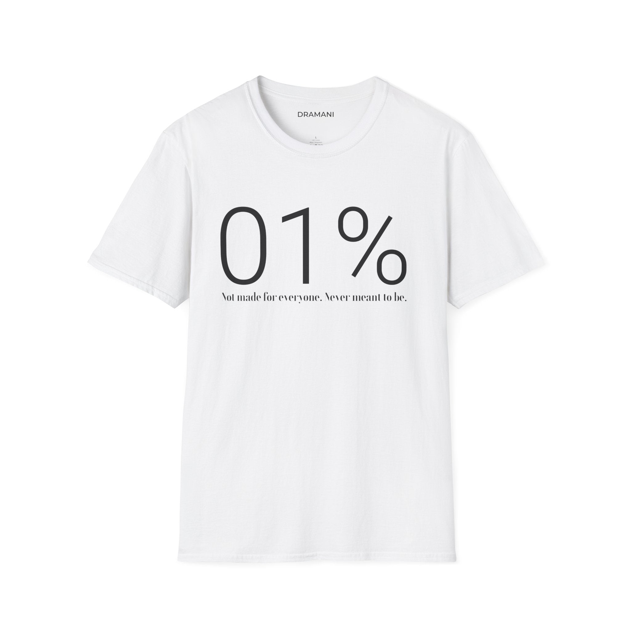 01% Graphic T-Shirt | Minimal Exclusive Statement Tee