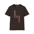 Silence Is Power Graphic T-Shirt | Minimal Statement Text Tee | Modern Streetwear