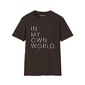 In My Own World Graphic T-Shirt | Minimal Text Tee | Introvert Aesthetic Shirt