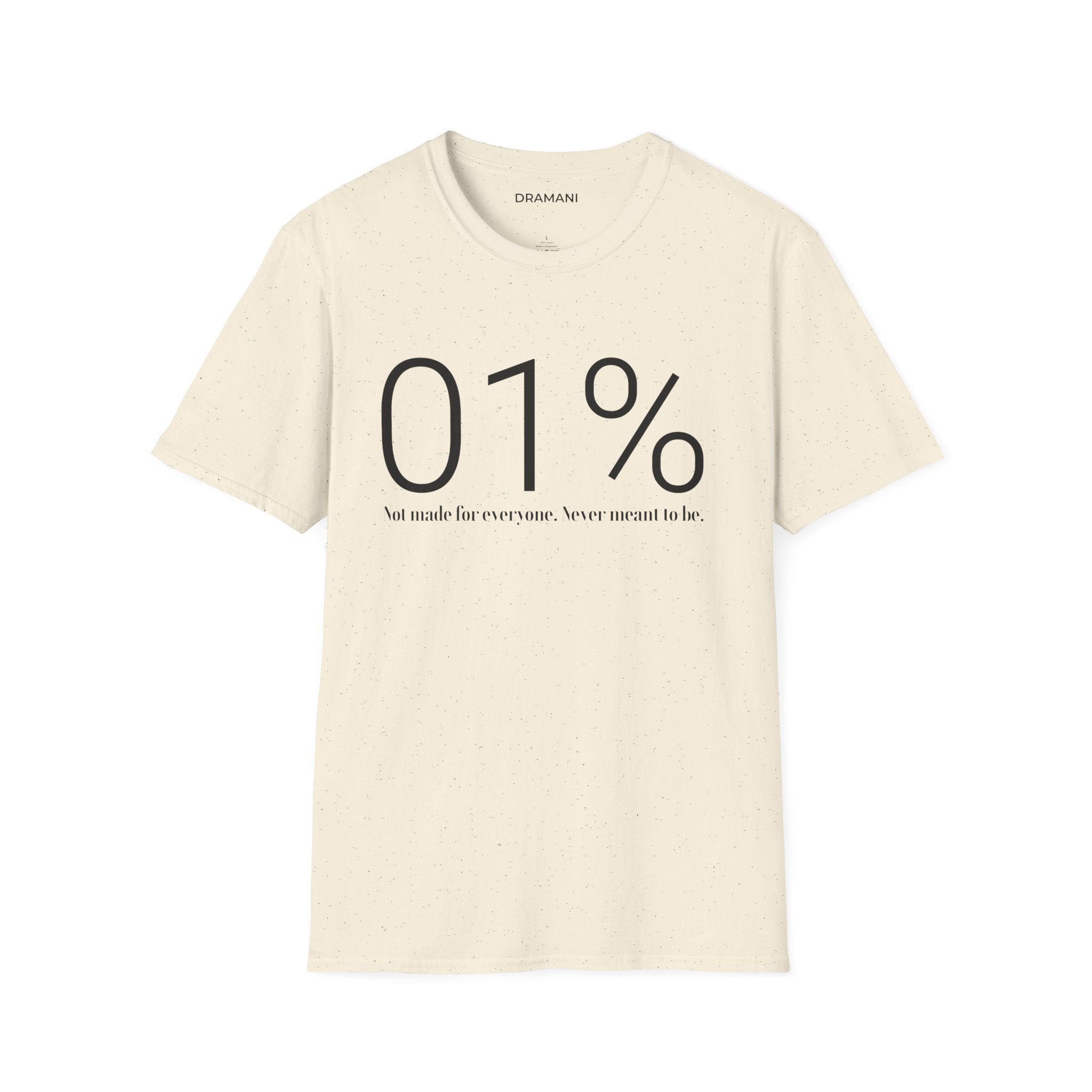 01% Graphic T-Shirt | Minimal Exclusive Statement Tee
