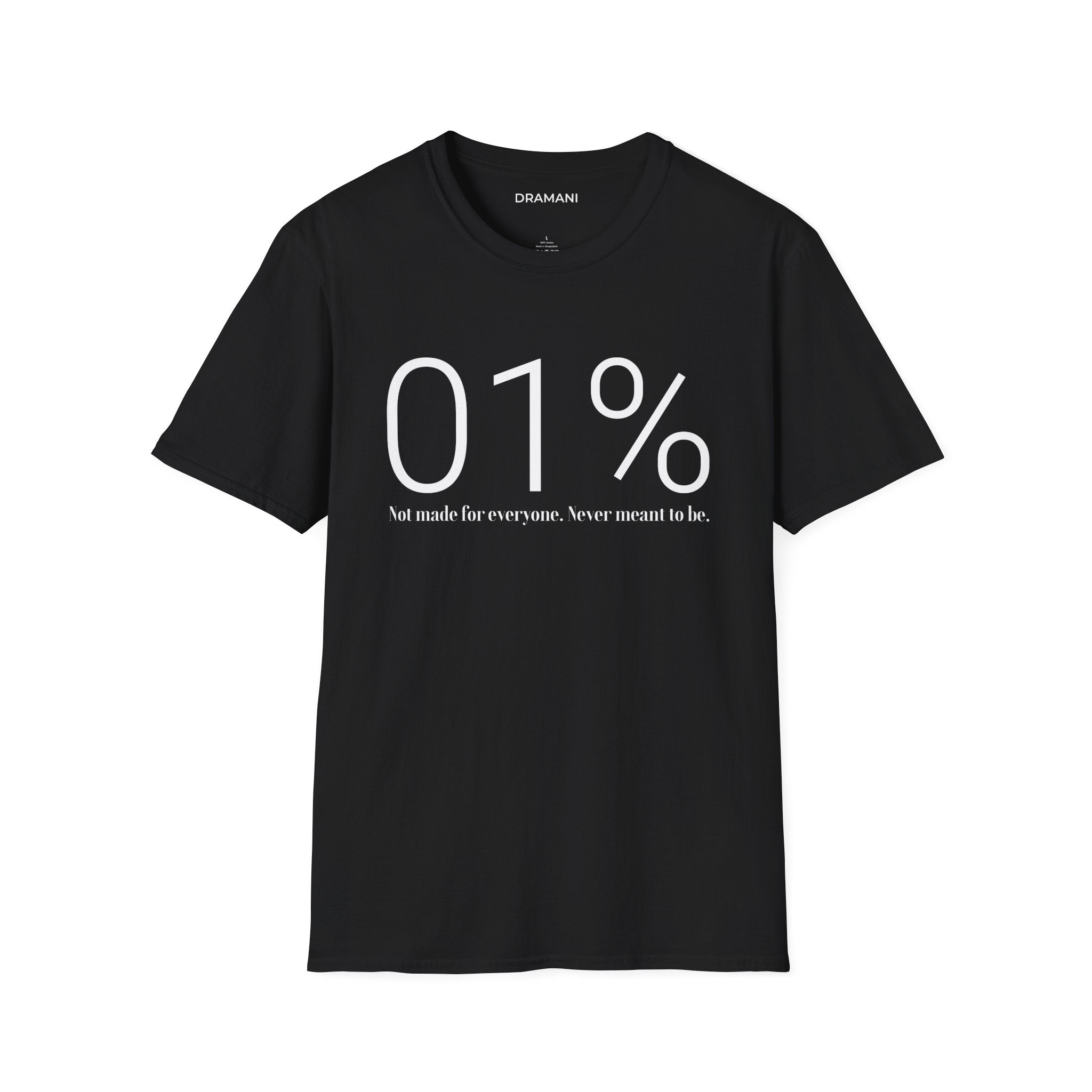 01% Graphic T-Shirt | Minimal Exclusive Statement Tee