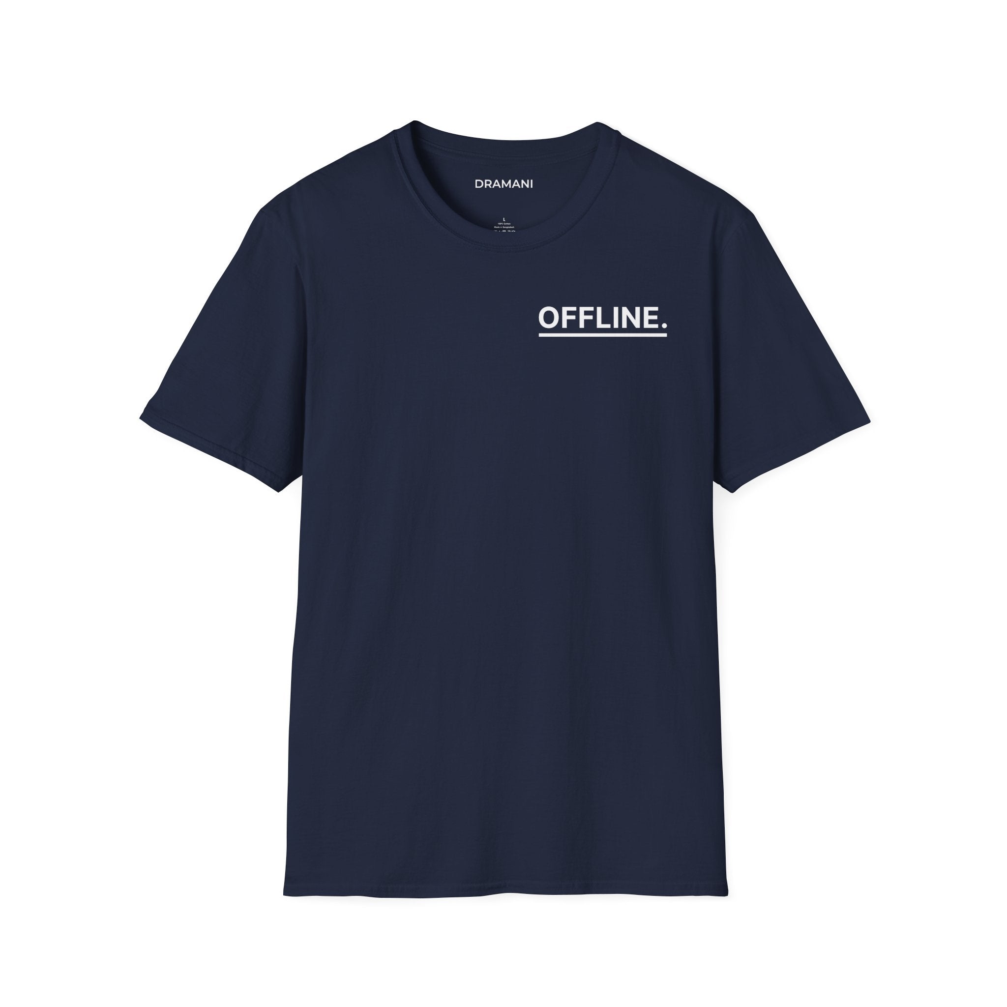 OFFLINE Graphic T-Shirt | Minimal Text Tee | Digital Detox Streetwear