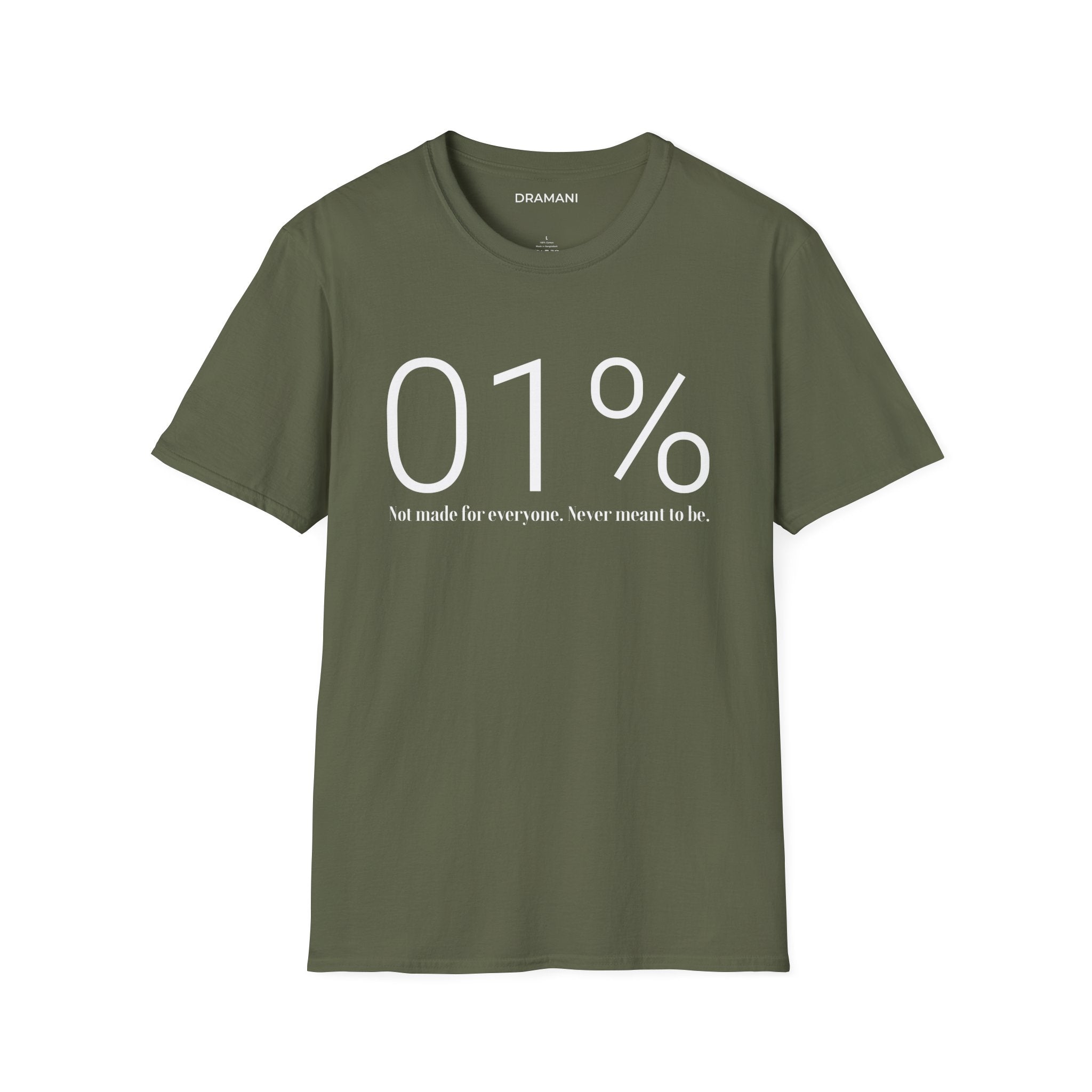 01% Graphic T-Shirt | Minimal Exclusive Statement Tee